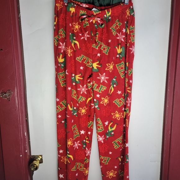 NWOT Pajamas Buddy Elf 2-Piece Top/Pant Set Lounge Sz L - Picture 4 of 10